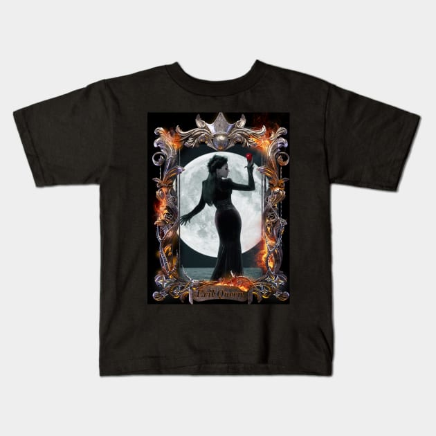 Evil queen halloween Kids T-Shirt by willow141